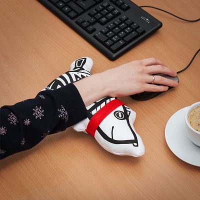 Игрушка «Собака в шарфе», малая, белая-4