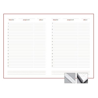 Ежедневник Condor, недатированный, черный-3