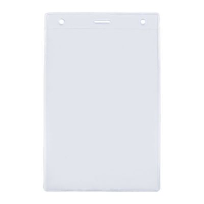 Карман для бейджа Lucid, вертикальный, из фактурного ПВХ-0