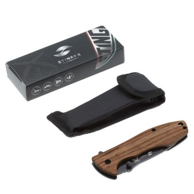 Складной нож Stinger 632SW, сандаловое дерево-4