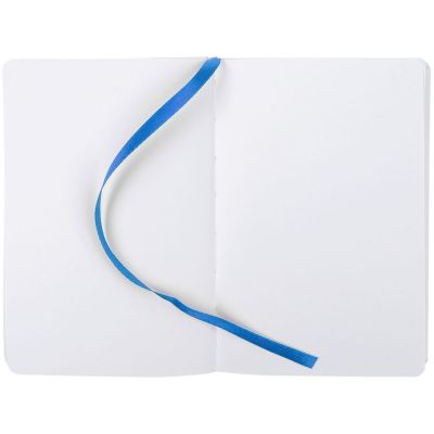 Блокнот Tex Metal, недатированный, белый с синим-5