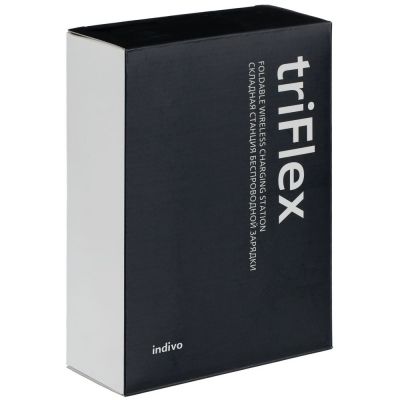 Складная станция беспроводной зарядки triFlex, черная-11