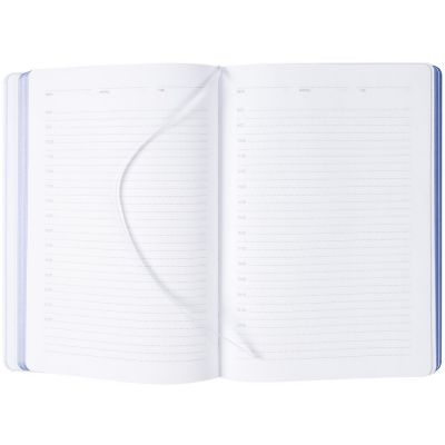Ежедневник Butterfly, недатированный, белый с синим-6