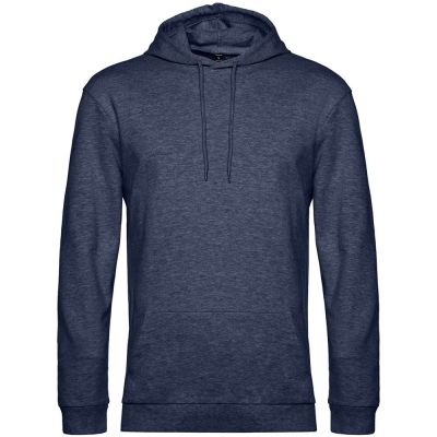 Толстовка с капюшоном унисекс Hoodie, синий меланж-0