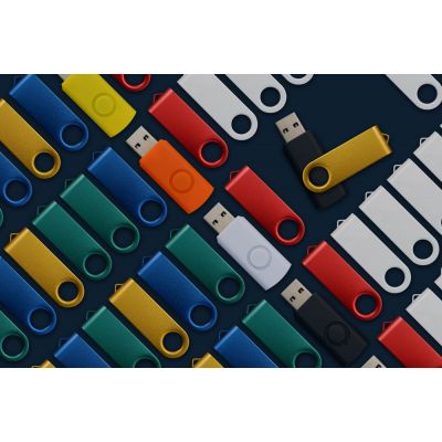 Флешка Twist Color, черная, 8 Гб-1