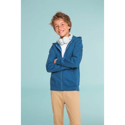 Толстовка детская Stone Kids, темно-синяя-3