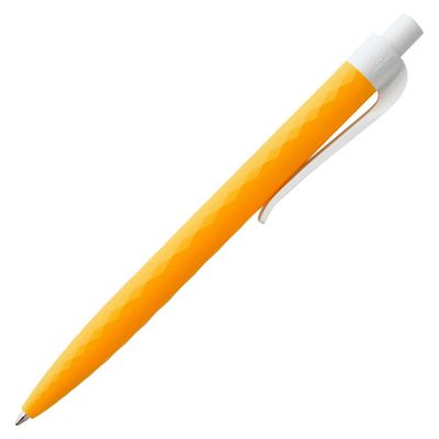 Ручка шариковая Prodir QS01 PMP-P, оранжевая с белым-3