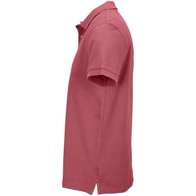 Рубашка поло унисекс Pacific, розовая (лососевая)-2