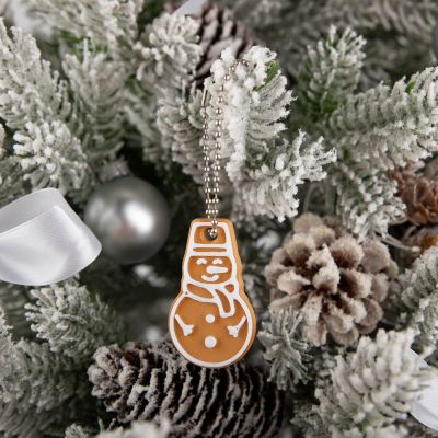 Мини-подвеска «Пряник», 3D-печать на заказ, снеговик-2