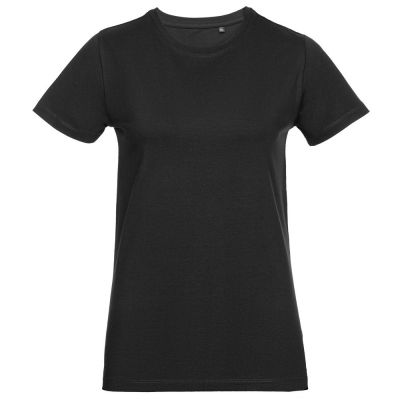 Футболка женская T-bolka Stretch Light Lady, черная-0