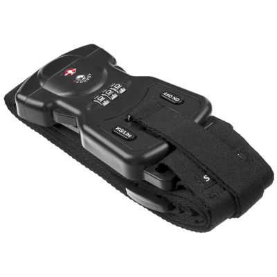 Багажный ремень с весами Bagremmen, черный-0