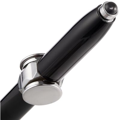 Ручка-спиннер Flipen с фонариком, черная-2