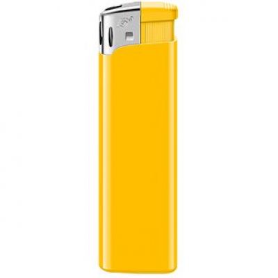 Зажигалка пьезо Flameclub, многоразовая, желтая-0