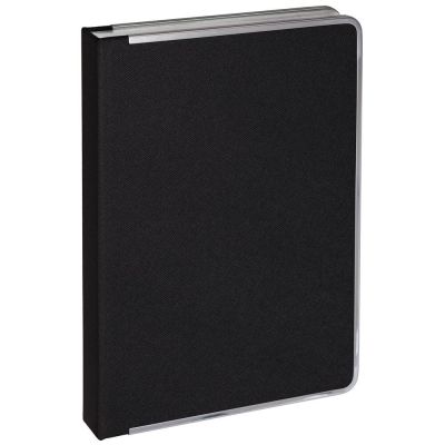 Ежедневник Frame Metal, недатированный, черный-1