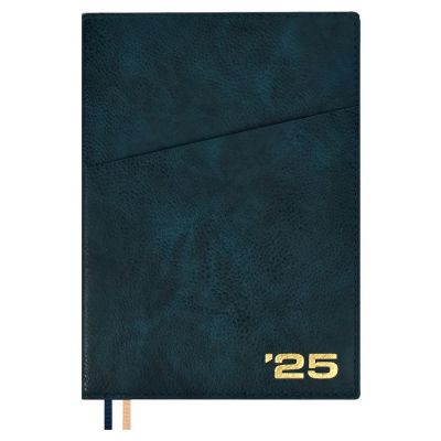 Ежедневник Ronda, датированный, сине-зеленый-0