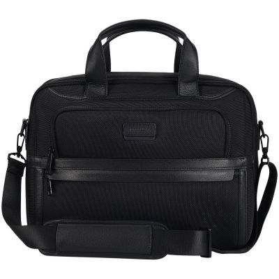 Сумка для ноутбука Santiago Nylon, черная-0