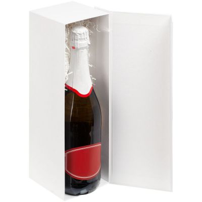 Коробка под бутылку Color Jacket, белая-3
