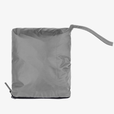 Дождевик-анорак Hard Work, укороченный, серый, единый размер-5