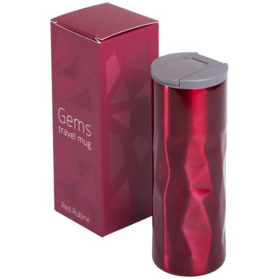 Термостакан Gems Red Rubine, красный рубин-1