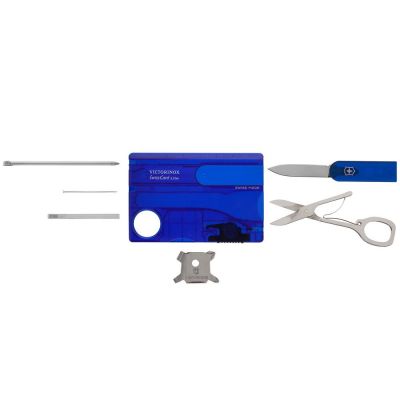 Набор инструментов SwissCard Lite, синий-3