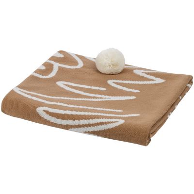 Детский плед Tender. Rabbit, песочный с белым-3