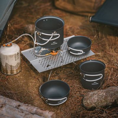 Набор посуды Naturehike NH18T018-G, серый-1