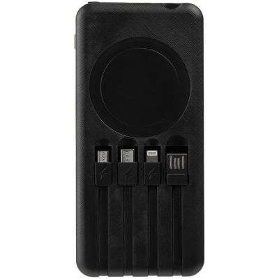 Аккумулятор с беспроводной зарядкой Holiday Maker Wireless, 10000 мАч, красный-2