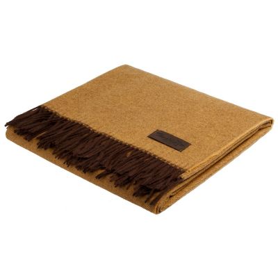 Плед Ermes, желто-коричневый-0