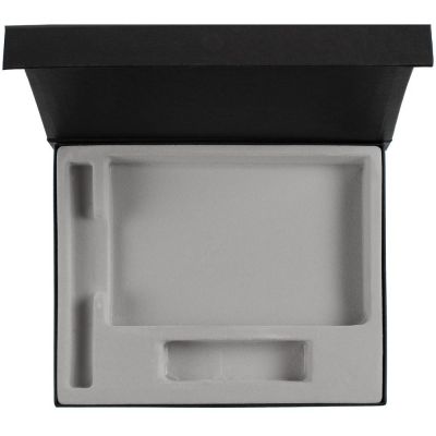 Коробка Doc под блокнот, аккумулятор и ручку, черная-2