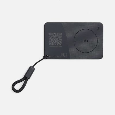 Электронная визитка-трекер MiCard Pro Duo для iPhone, черная-2
