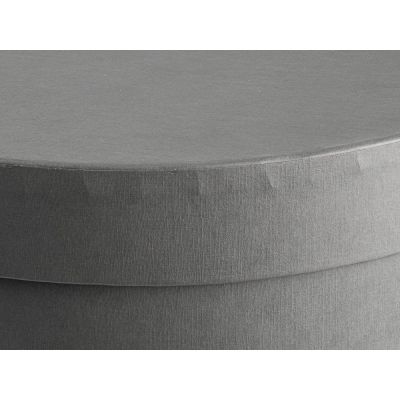 Коробка круглая Hatte, серая, уценка-4