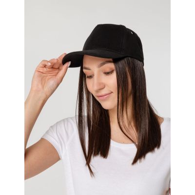 Бейсболка Standard, черная-6