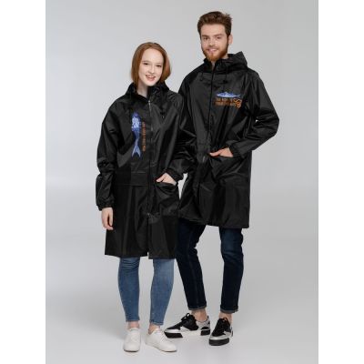 Дождевик с термонаклейками Fish of Your Dreams, черный-6