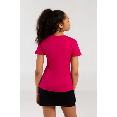 Футболка женская «Меламед. The Beatles», ярко-розовая (фуксия)-4