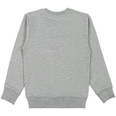 Свитшот детский «Пятно Мaker», серый меланж-1