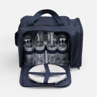 Набор для пикника Campello на 4 персоны, темно-синий-5