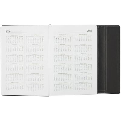 Ежедневник Flap, недатированный, черный-4