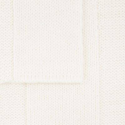 Плед Rombus, белый (молочный)-2