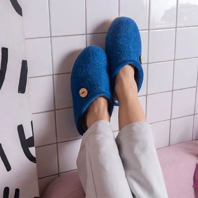 Домашние валенки Step, синие (василек)-6