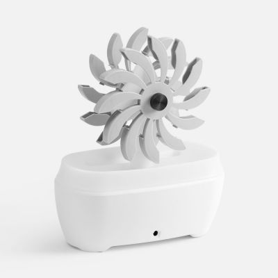 Увлажнитель-ароматизатор Steam Spin, белый с серым-2