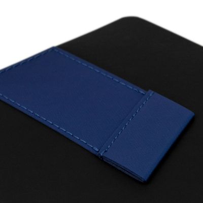 Ежедневник Bookmark, недатированный, черный с синим-4