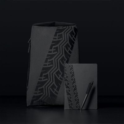 Ручка шариковая Prodir QS03 PRP Tyre Soft Touch, черная-4