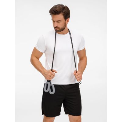 Мультифункциональная скакалка с эспандером Multi McFly, серая-7