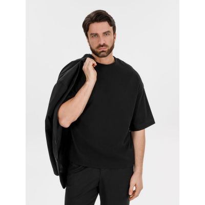 Футболка оверсайз Big Boss, черная-4