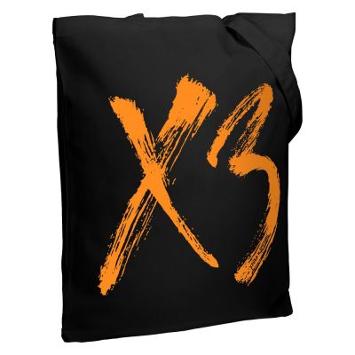 Холщовая сумка «ХЗ», черная-0