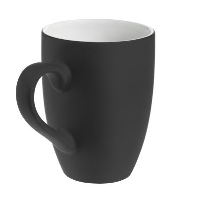 Кружка Best Morning с покрытием софт-тач, серая-1