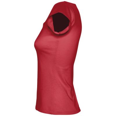 Футболка женская Melrose 150 с глубоким вырезом, красная-2