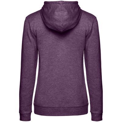 Толстовка с капюшоном женская Hoodie, фиолетовый меланж-1