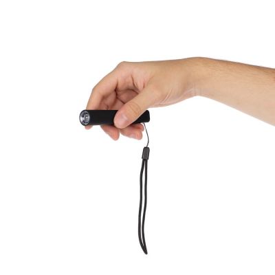 Фонарик аккумуляторный Falkirk, черный-3