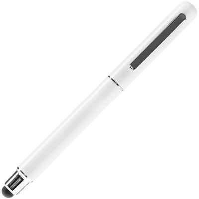 Роллер Scribo со стилусом, матовый белый-3